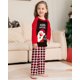 thumbnail image 5 of Conjunto de pijamas a juego para la familia de Navidad 2022, nuevo pijama con estampado del alfabeto de Papá Noel con costuras, ropa familiar para bebés y niños adultos, 5 of 5