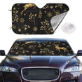 thumbnail image 2 of Balery Christmas Gold Deers1 Print Car Windshield Sun Shade,Windshield Sunshade for Car Pickup Truck SUV Accessories-Medium, 2 of 7
