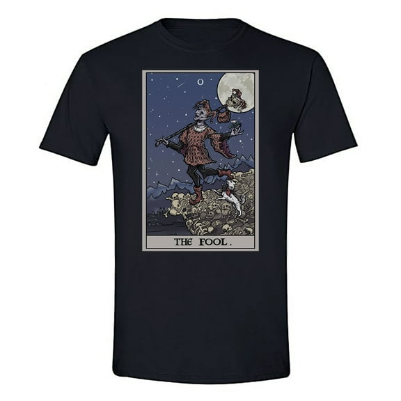 The Ghoulish Garb The Fool Tarot Card Shirt Terror Tarot Edition Small