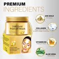 thumbnail image 5 of 24k Gold Peel Off Mask, Anti-wrinkle Anti Ageing Face Mask For All Skin Types, Face Mask For Skin Firming Rejuvenating, 5 of 5