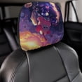 thumbnail image 4 of Kawaii Kirby Car Headrest Cover Decor Vehicles Seat Pillow Cover Protector Accessories Auto Front/Rear Seats Head Rest Cover Universal Fit Most Cars Sedan SUV Van, 4 of 7