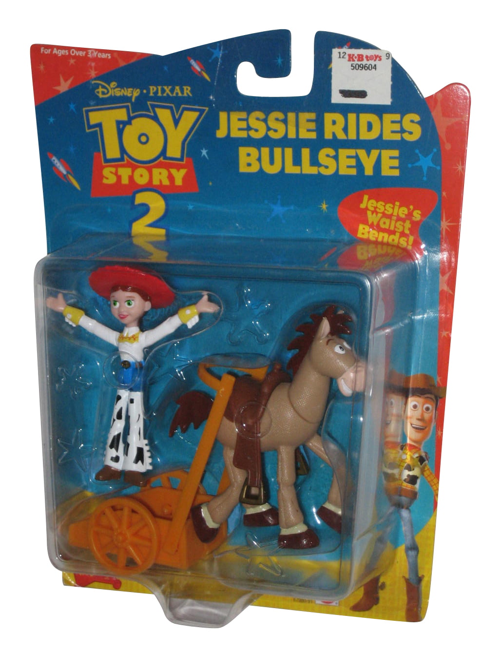 Disney Pixar Toy Story 2 Jessie Rides Bullseye Mattel Figure Set 