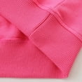 thumbnail image 6 of Girls Fall Pumpkin Bunny Embroidery Crewneck Sweatshirt Long Sleeve Cotton Pullover Pink,Size 6-7 T, 6 of 9