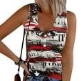thumbnail image 2 of Summer Save On Womens Sleeveless Shirts Independence Day Tank Tops Usa Flag Star Stripe Camisole Knitted Stripe Camis Tight Fitted Beach Vest Button Up Causal 2025 Outfits, 2 of 4