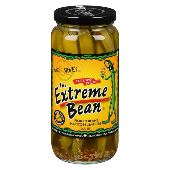 The Extreme Bean Hot & Spicy Pickled Beans, 500mL