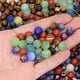 thumbnail image 5 of Cuentas de piedra natural, ojo de tigre, amatista, ágata, jaspe, cuarzo rosa, cuentas redondas sueltas para hacer joyas, pulseras DIY, 4/6/8/10 mm, 5 of 5