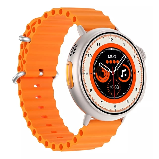 Reloj Inteligente Smartwatch Fralugio Amoled 1.6 Pulgadas Nfc Naranja