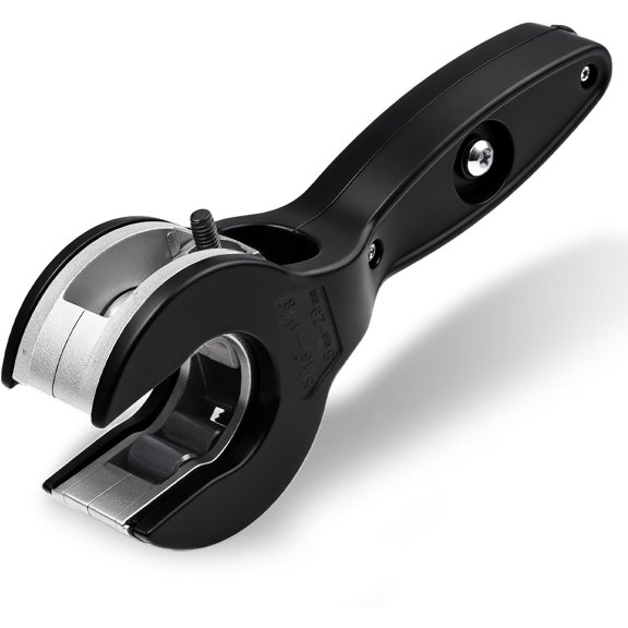 Ratchet Type Pipe Cutter,  for 5/16" to 1-1/8" Tubing, Compact Design for Easy Access and Precise Cutting in Confined and Hard-to-Reach Areas During Plumbing