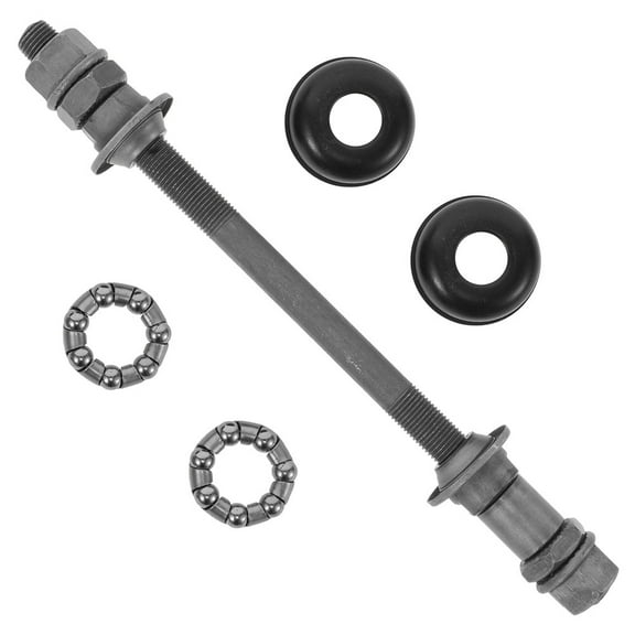 AURARMLET Silver Metal Bike Rear Axle with Quick Release Design for Easy Maintenance and Enhanced Strength 140 mm