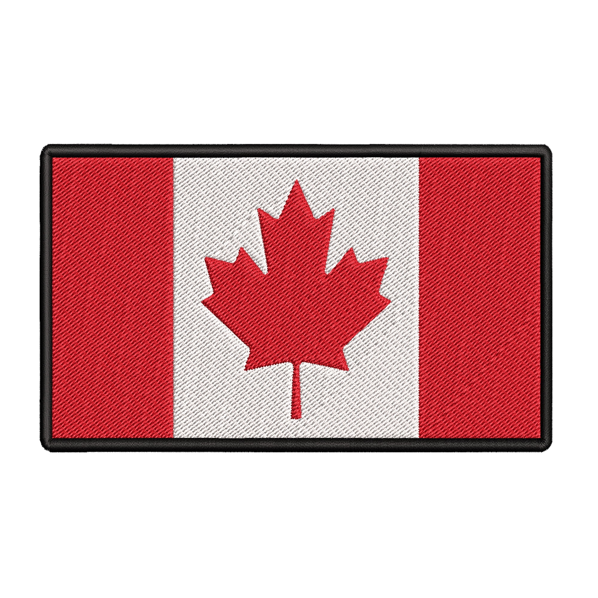 Canada Flag Embroidered Ironon Patch