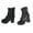 Black, variant on 1:6 High Heeled Shoes Boot for 12" Women Figures Dress up Accessories Black