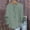 01 Army Green, variant on Weiqiqre T Shirts for Women Casual Ruffle Floral Henley Notched V Neck T Shirts Loose Fit Graphic Button Dressy Blouses