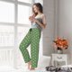 thumbnail image 5 of Balery 60s and 70s Style Pantalones de pijama para mujer, pijamas ultraligeros, pantalones de estar por casa-3X-Large, 5 of 6