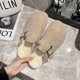 thumbnail image 5 of Pantuflas de negocios peludas, 1 par de pantuflas de negocios lindas y peludas para mujer, pantuflas de casa de rendimiento sólido, 5 of 9