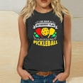 thumbnail image 2 of Womens Tank Tops Crew Neck Sleeveless Basic Cute Going Out Tops Trendy Funny Retirement Plan Pickleball Graphic Tees Dressy Casual Camisole Basic Cami Tee Shirt, 2 of 4