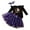 Black, variant on Hpapadks Baby Girl Outfits Halloween Printed Long Sleeve Romper Skirt Hairband 3 Piece Set Casual Holiday Party New Born Clothes Baby Girl Black 1-3 m