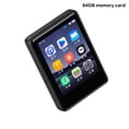 thumbnail image 3 of Reproductor de MP4 Matsuzay 2,4 pulgadas 64GB Bluetooth portátil de viaje Negro, 3 of 6