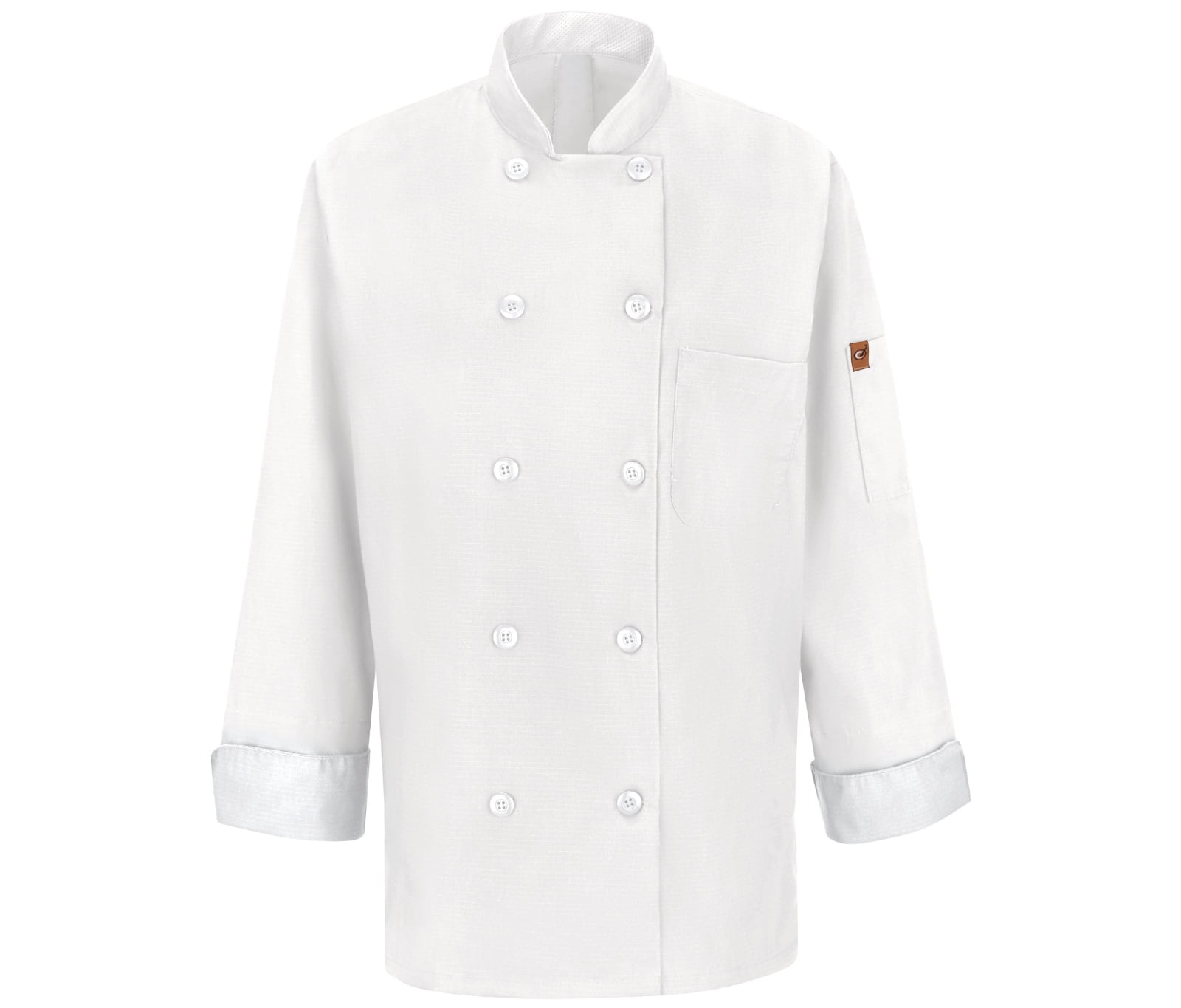 Chef Works Women's Ladies Executive Jacket Pinstripe Long Sleeved Coat Top