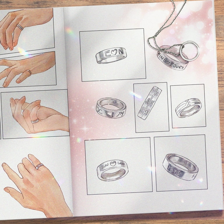 Kpop Idol ENHYPEN ROMANCE UNTOLD Ringnecklace ENGENE Member