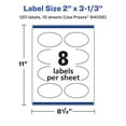 thumbnail image 6 of Avery Removable Oval Labels, 2" x 3-1/3", 120ct, 6 of 10