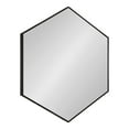 thumbnail image 1 of Kate and Laurel Rhodes Miroir Mural Hexagonal à 6 Côtés, 30,75 X 34,75 Noir, 1 of 4