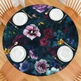 thumbnail image 2 of Round Fitted Tablecloth with Elastic Edges Fits 36"-44" Round Tables Pioneer Colorful Floral Waterproof Table Cover Washable Indoor and Outdoor for Party Kitchen Dinner Banquet Patio Picnic, 2 of 7