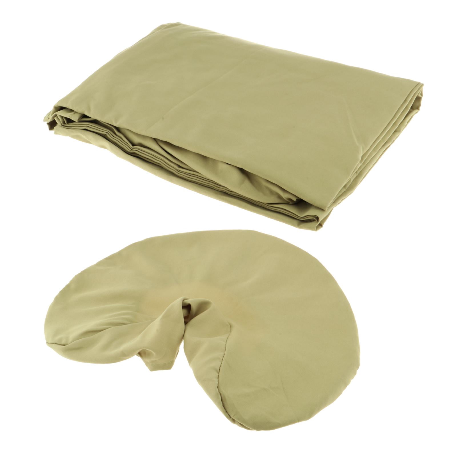 TOOYFUL 3 Pieces Massage Table Sheet Set,SPA Bed Cover, Breathable, Soft,Washable,Face Rest Cover,Massage Fitted Sheet for Beauty