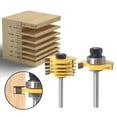 thumbnail image 4 of 2-pack adjustable slot knife,1/4 Inch Shank Slot Cutter Router Bit Set - 6 Size（12.7mm,5mm,4mm,3.1mm,2.3mm,1.9mm), 4 of 5