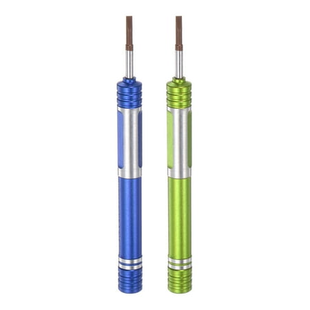 

Precision Screwdriver 2.5mm Slotted Magnetic Head Manual Pen Shape for Electronics Repair 2 Pack