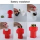 thumbnail image 4 of Lámpara de vela sin llama Rote, resistente a la lluvia, LED, vela funeraria | Iluminación LED para cementerio, velas LED con control remoto para casas encantadas, 4 of 8