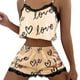 thumbnail image 1 of Sexy Floral Pajama Set Women's 2 Pieces Sleepwear Pyjamas Silk Satin Cami Top And Shorts Pajamas Summer Pajamas Set For Women, 1 of 2