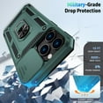 thumbnail image 4 of for iPhone 11 Pro Case with Camera Lens Cover HD Screen Protector, 10 FT Military Grade Drop Protection, Magnetic Ring Holder Kickstand Protective Phone Case for iPhone 11 Pro 5.8 inch, Pine Green, 4 of 12
