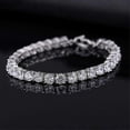 thumbnail image 2 of Luxury 4mm Cubic Zirconia Tennis Bracelets, 2 of 4
