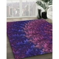 thumbnail image 2 of Ahgly Company Indoor Round Patterned Purple Violet Purple Area Rugs, 6' Round, 2 of 6
