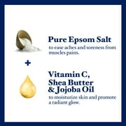 Dr Teal's Pink Himalayan Salt Scrub Glow & Radiance with Pure Epsom Salt & Citrus Essential Oils 16 oz