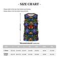 thumbnail image 4 of Rocae Colorful Floral for Men's Basketball Jersey Lightweight and Breathable Athletic Tank Top,Quick-Drying Sports Jersey 3X-Large, 4 of 9