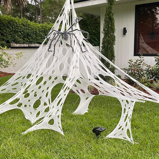 Giant Spider s Halloween Decorations, Stretchy Beef Netting
