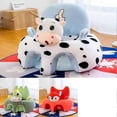 thumbnail image 3 of Baby Sofa Support Chair Soft Plush Blue, 3 of 5
