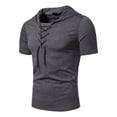 thumbnail image 3 of Playera Slim Fit Hombre Moda Casual Manga Corta Con Capucha, 3 of 7