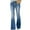 Sky Blue, variant on Women's High Waisted Bootcut Jeans Stretch Flare Leg with Pockets Denim Trousers Blue M