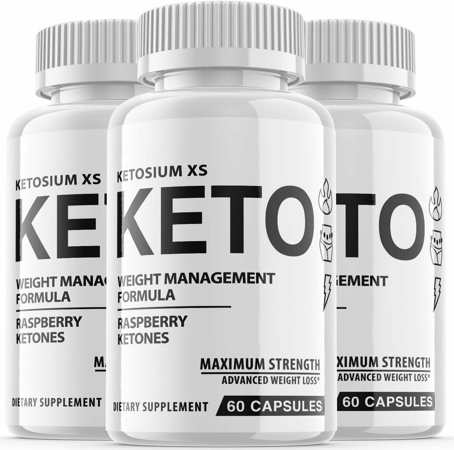 (3 Pack) Ketosium XS Keto - Supplement for Weight Loss - Energy \u0026 Focus ...