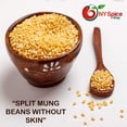 thumbnail image 2 of NY SPICE SHOP Split Mung Beans – Split Mung Dal without Skin - 3lbs., 2 of 7