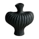 thumbnail image 2 of Botellas Decorativas De Plástico 1 Piezas 10.04x9.06x3.15" Jarrón plástico imitado vidriado en negro para arreglos florales en el salón, armario de televisión o decoración de flores secas JASKFLY, 2 of 8