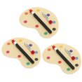 thumbnail image 3 of 3PCS Simulation Paint Palettes Mini Scene Props Drawing Board Miniatures Play House Accessories for Kids, 3 of 9