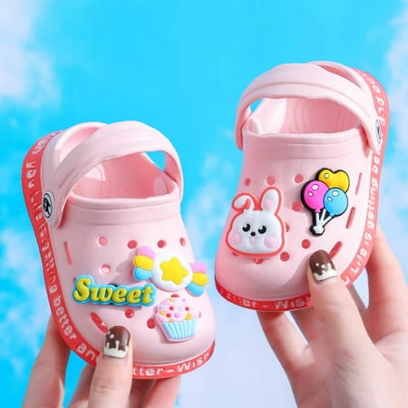 

Adorable Summer Baby Girl and Boy Mules Cartoon Sandal Infantil Children‘s Garden Shoes Infant Toddler Kids Sandals Beach Shoes Outdoor Shoes for Toddler Kids