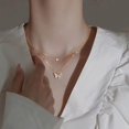 thumbnail image 3 of HAHDAXIA Collier Ras-du-Cou Papillon Couche Collier Papillon Collier Pendentif Papillon Doré pour Femmes, 3 of 7