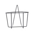 thumbnail image 4 of 1 UNID HOBRERO DE HIERNO FLOR RACK TITULAR DE LA VENTACIÓN DE COLGANTE DE DISIVADERA (NEGRO) HOMEMAXS 11260078-MX, 4 of 6