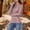*Pink, variant on Women's Long Sleeve Crew Neck Slim Fitted Workout Gym T Shirts, Compression Undershirt Basic Tops Pink,Womens Plus M