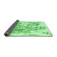 thumbnail image 2 of Ahgly Company Indoor Square Abstract Emerald Green Modern Area Rugs, 4' Square, 2 of 4