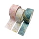 thumbnail image 1 of Conjunto de Cintas Washi de 3 Rollos, Cinta Adhesiva de Papel Decorativa, Suministros para álbumes de Recortes, Papel de Envolver Artesanal, Decoració Estilo A, 1 of 6